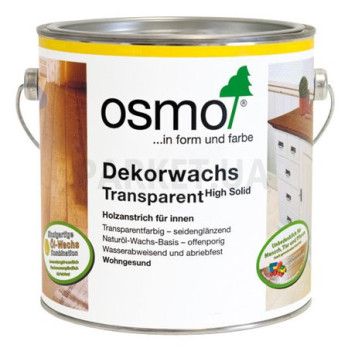 Масло Osmo Dekorwachs Transparent 3144 лопаче 0,125/0,75/2,5/25 л