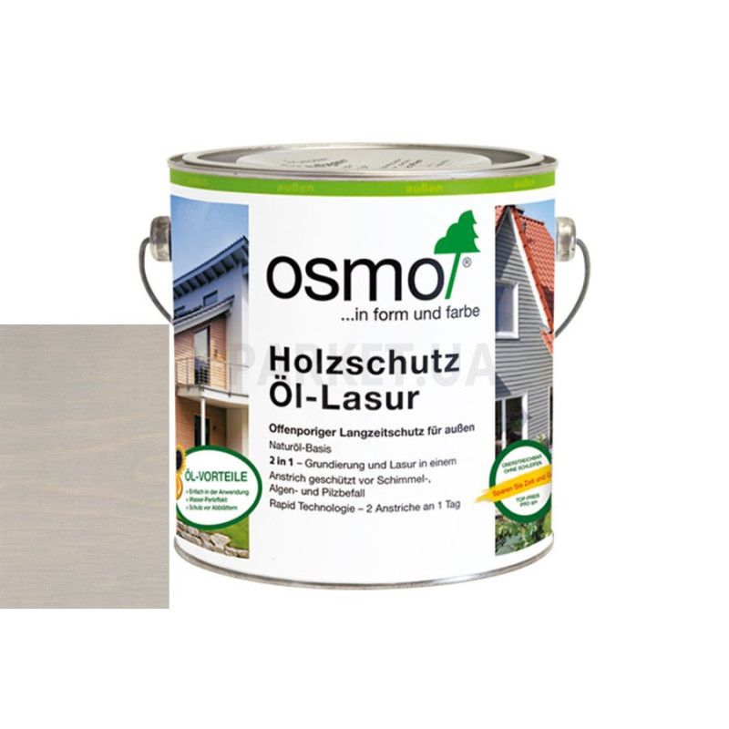 Защитное масло-лазурь Holzschutz ol-lasur 906 серый жемчуг