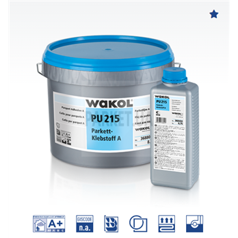Клей для паркета Wakol PU215 полиуретановый 2-х компонентный 13.12 кг