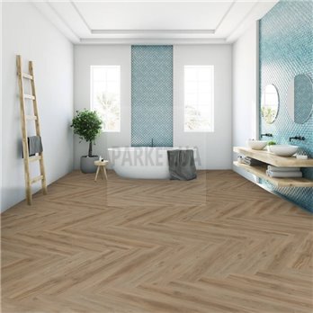 Blackjack Oak 22229 Herringbone Roots Moduleo