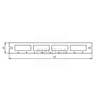 Терасна дошка Натур  Lite Premium 3D