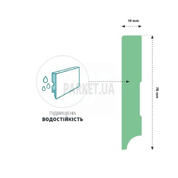 Плинтус Classen The 80th L3882 Vanda Oak