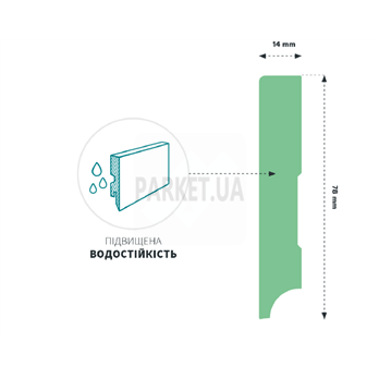 Плинтус Classen The 80th L3682 Gordon Oak