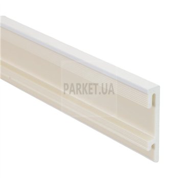 Плінтус  Bravo 80  BR81U1 Білий 2400Х80Х16мм