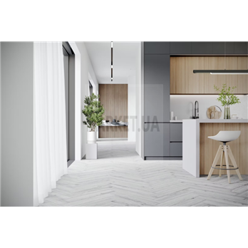 SPC Ice Oak P1007 Herringbone Falquon
