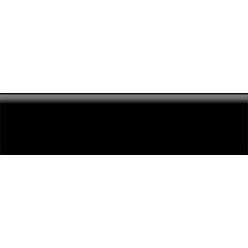 Плинтус полиуритановый черный 2500 х 80 х 14