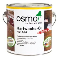 Масло Osmo белое Hartwachs-ol Farbig 0,125/0,75/2,5 л